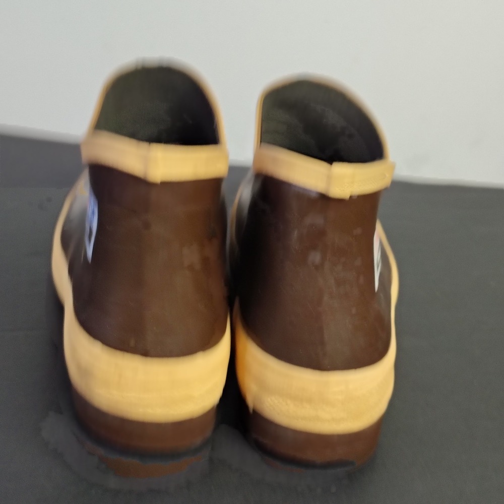 XTRATUF Mens Ankle Deck Boots Size 10 Brown Neoprene Rubber Waterproof Fishing - Picture 5 of 12